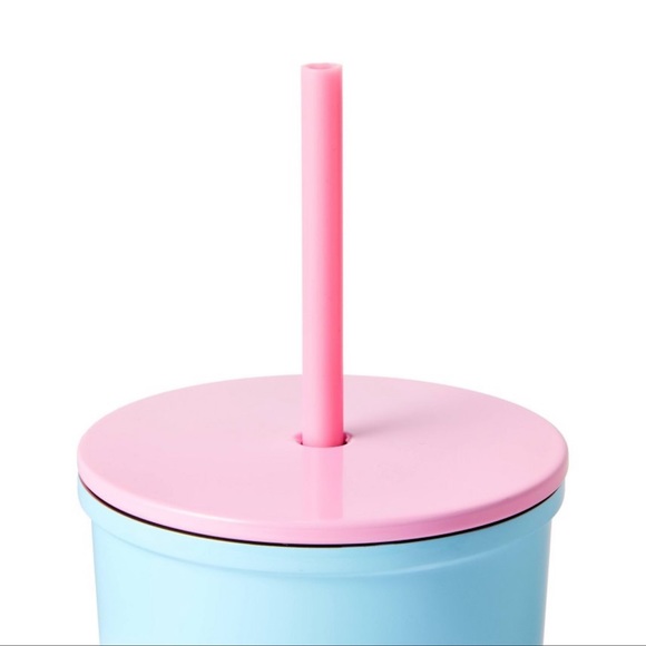 Stoney Clover Lane x Target Collab Baby Blue Smiley Face Stainless Steel Tumbler - Picture 2 of 3